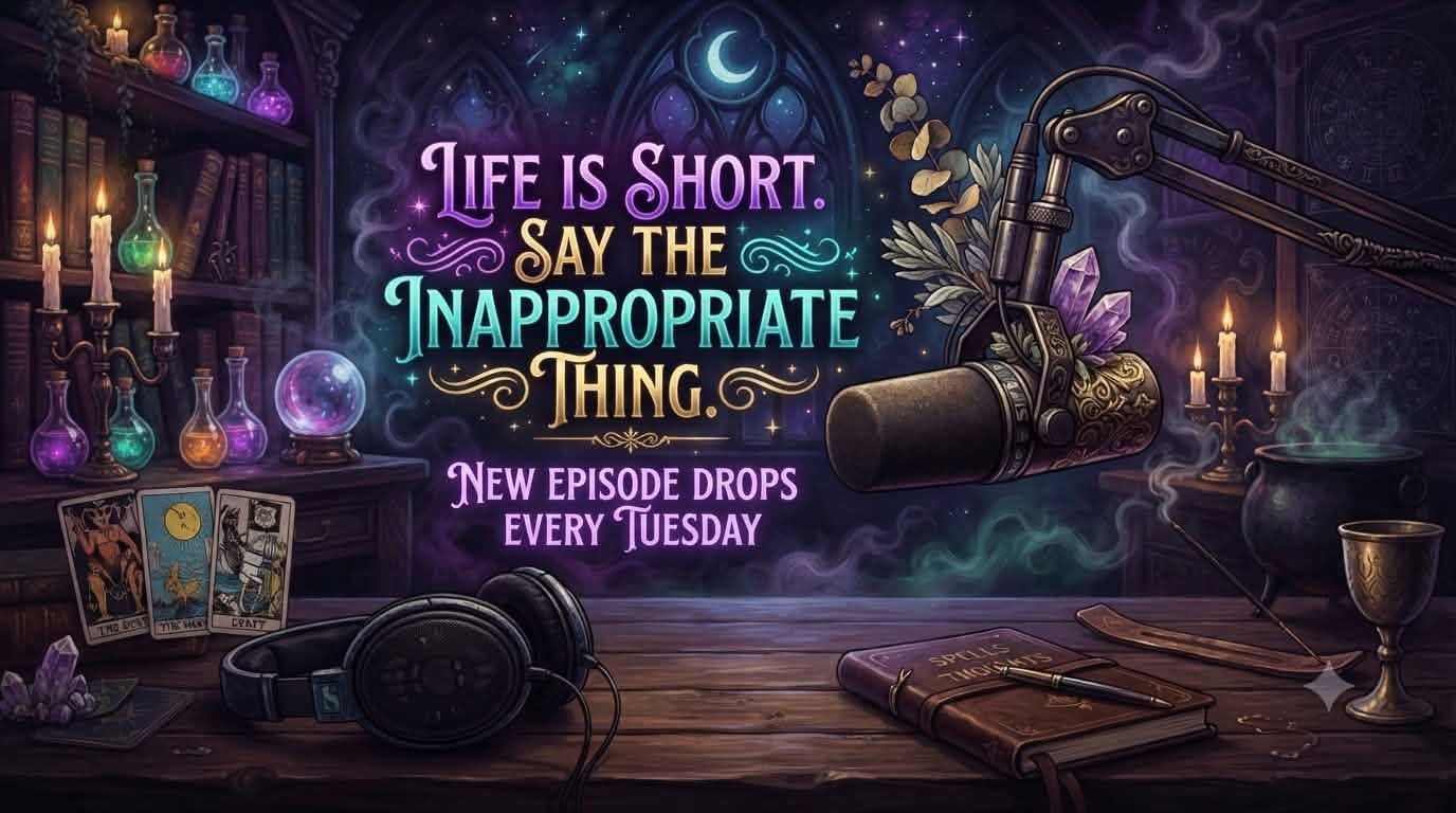 Life is short. Say the inappropriate thing. New episodes every Tuesday.